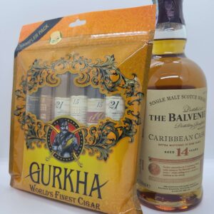 Gurkha Cellar Reserve 6 Pack Plus Balvenie 14 Yr Carribean Cask