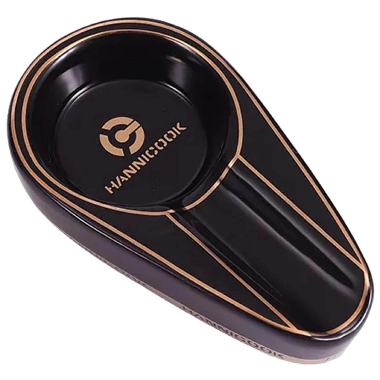 Portable Mini Single Cigar Ceramic Ashtray - Image 4