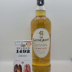 Villiger 1492 Robusto 3 Pack Plus Glengrant Major's Reserve Singlemalt