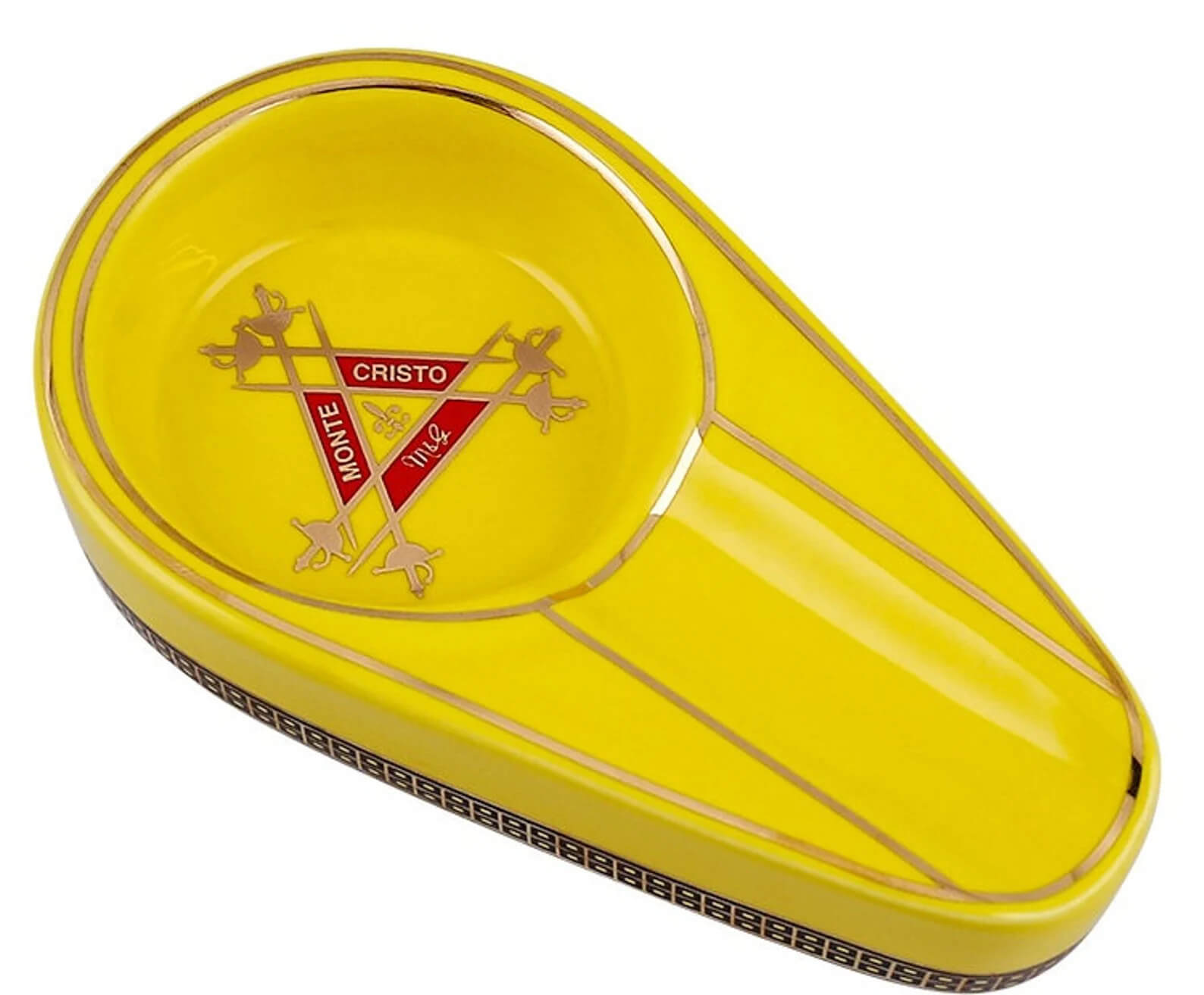 Portable Mini Single Cigar Ceramic Ashtray