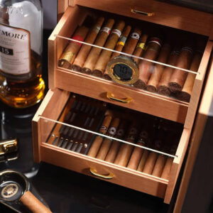 Three Layer 100 cigars capacity Spanish CedarWood Humidor Cabinet